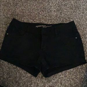 Pair of Black Denim Shorts